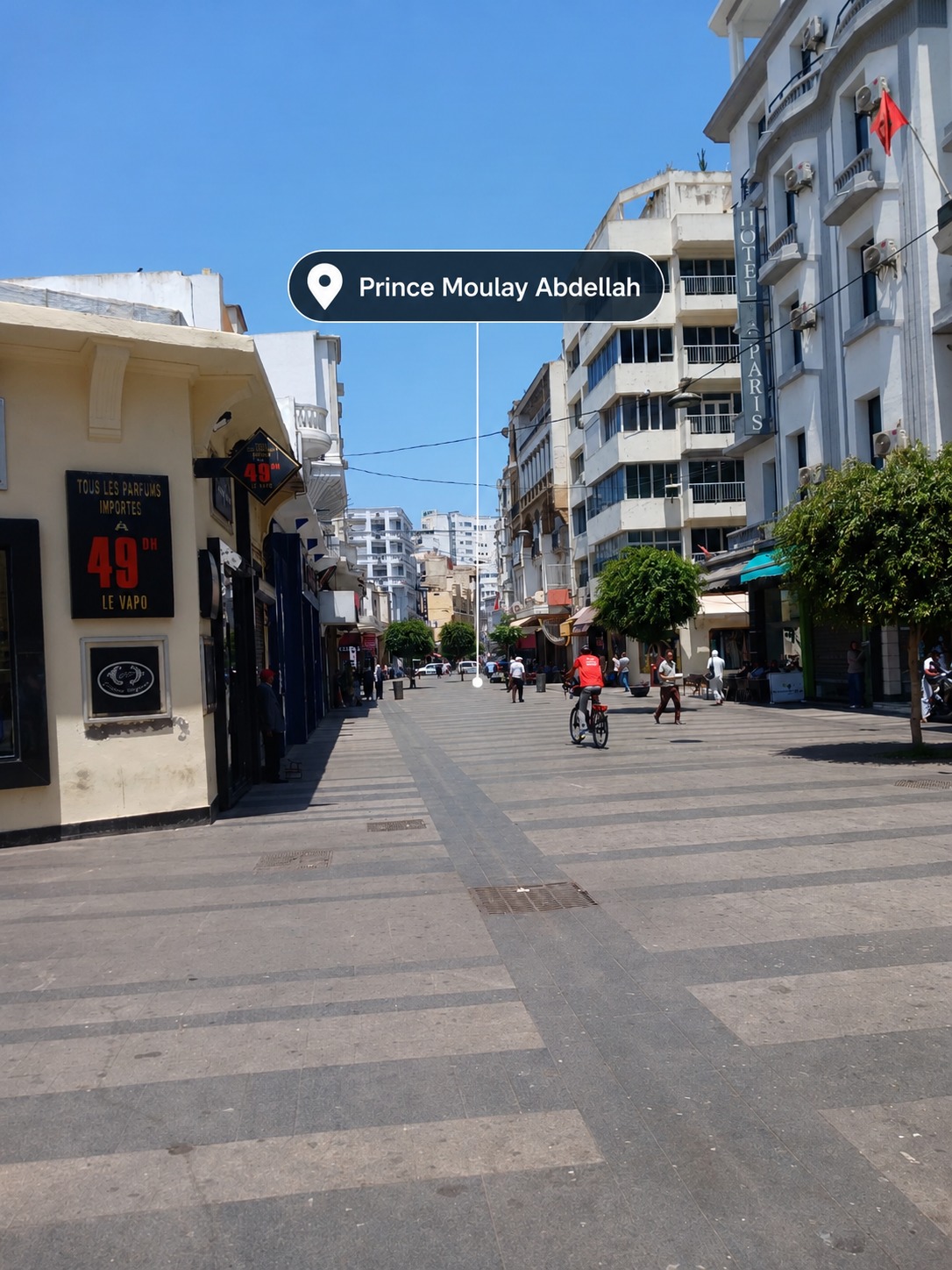 Rue Prince Moulay Abdellah - emplacement du cabinet